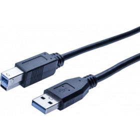 CORDON USB 3.0 A   B NOIR - 3 M