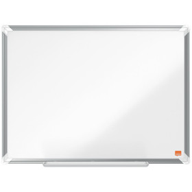 Tableau blanc emaille 600x450mm premium plus nobo, blanc