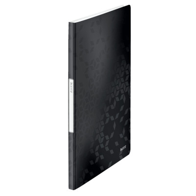 Reliure protege-documents 20 pochette wow leitz , noir