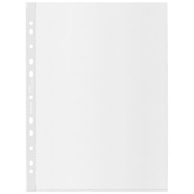 Pochette perforee 100% recyclees, a4 70µ pp, , graine, esselte, boite de 100, tr