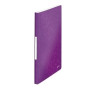 Reliure protege-documents 40 pochette wow leitz , violet
