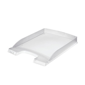 Corbeille a courrier slim leitz plus, transparent