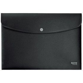 Pochette pression a4, pp re cyle leitz, noir