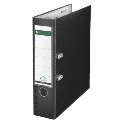Classeur a levier 180° 80 mm, leitz standard, noir