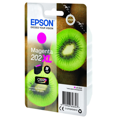 Epson ink Singlepack magenta No.202XL Claria Premium ink