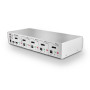 LINDY Switch KVM DisplayPort 1.2, USB 2.0 & audio, 4 ports