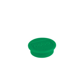 Aimants pour tableaux Blancs, Nobo, Verts, 13mm, pack de 10, vert