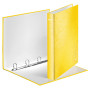 Classeur 4 anneaux plastifie a4 25mm wow leitz, jaune