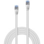 LINDY Câble réseau Plat Blanc Cat.6A U FTP, 1m