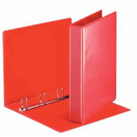 Classeur 4 anneaux personnalisable Ø 30mm essentials esselte, rouge