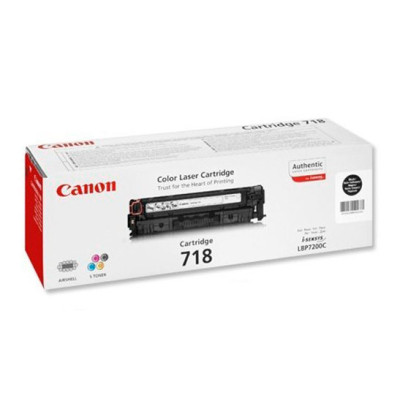 Canon CRG-718 BK Value Pack - pack de 2 - noir - original - cartouche de toner 2