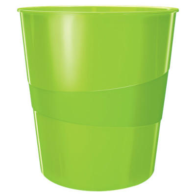 Corbeille a papier wow leitz , vert