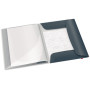 Reliure protege-documents avec pochette additionnelle, PP COSY Leitz, gris