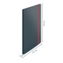 Reliure protege-documents avec pochette additionnelle, PP COSY Leitz, gris
