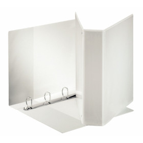 Classeur 4 anneaux personnalisable a4 maxi Ø60 esselte, blanc