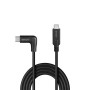 LINDY Câble USB 3.2 Type C coudé, 10Gbit s, 0.5m