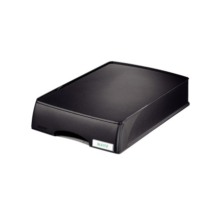 Corbeille a tiroir leitz plus, noir