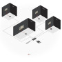 LINDY Kit Extender Splitter 4 Ports HDMI 4K30 & IR avec Loop Out, Cat.6 70m