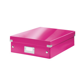Format moyen avec organiseur, leitz click & store wow leitz, rose