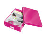 Format moyen avec organiseur, leitz click & store wow leitz, rose