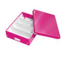 Format moyen avec organiseur, leitz click & store wow leitz, rose