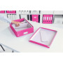 Format moyen avec organiseur, leitz click & store wow leitz, rose