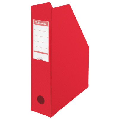 Porte-revues pvc 70mm vivida esselte, rouge