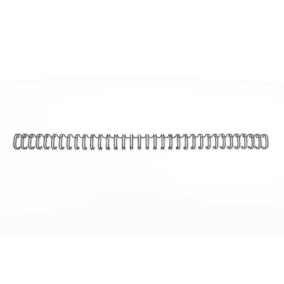 Peigne metallique A4 8mm WIREBIND GBC, Lot 100, Noir