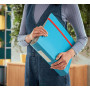 Classeur a levier Active Polyfoam dos 65mm COSY Leitz, Bleu