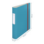 Classeur a levier Active Polyfoam dos 65mm COSY Leitz, Bleu