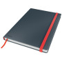 Cahier relie HC format L (B5) COSY Leitz, ligne, Gris