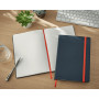 Cahier relie HC format L (B5) COSY Leitz, ligne, Gris