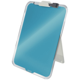 Chevalet de table en verre cosy leitz, bleu