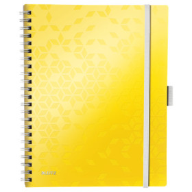 Cahier a4 bemobile wow leitz, ligne, orange