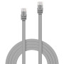 LINDY Câble réseau Plat Gris Cat.6A U UTP, 1m