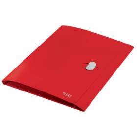 Chemise Leitz a 3 rabatsRE CYCLE Leitz, neutre en CO2, Rouge