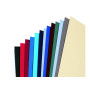 Plat de couVerture A4 grain cuir GBC LeatherGrain, Lot 50, Noir