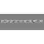 Peigne metallique A4 5mm WIREBIND GBC, Lot 100, Blanc, 5mm (x100)