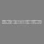Peigne metallique A4 5mm WIREBIND GBC, Lot 100, Blanc, 5mm (x100)