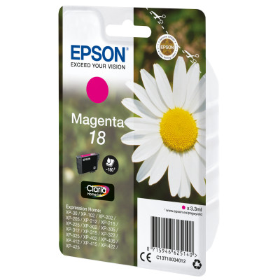 Epson ink cartridge 18 magenta ( c13t18034012 )
