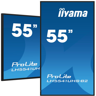 Ecran 55'' iiyama ProLite affichage numérique 24 24 7 7 4K UHD (2160p) 3840 x 21