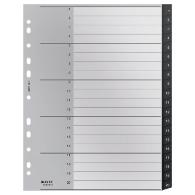 Intercalaire 1 - 20 pp re cycle, noir