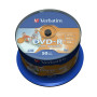 50 DVD-R VERBATIM 120MIN SPEED 16X 4,7 GB SPINDLE PRINTABLE