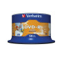 50 DVD-R VERBATIM 120MIN SPEED 16X 4,7 GB SPINDLE PRINTABLE