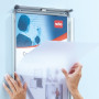 Porte-affiche clipsable a4 nobo, cadre alu