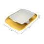 Corbeille a courrier avec organiseur de bureau cosy leitz, jaune