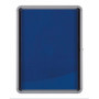 Vitrine d'interieur 6xa4 premium plus nobo, feutre bleu