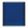 Vitrine d'interieur 6xa4 premium plus nobo, feutre bleu