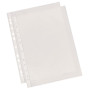 Pochette perforee a4 esselte, lot de 10, transparent
