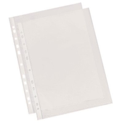 Pochette perforee a4 esselte, lot de 10, transparent
